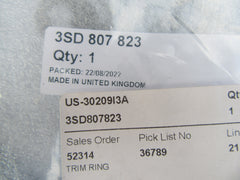 Bentley Continental GT GTC left outer headlight chrome trim ring NEW OEM #2346