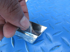 Bentley Continental Flying Spur right rear door lower chrome trim #2323