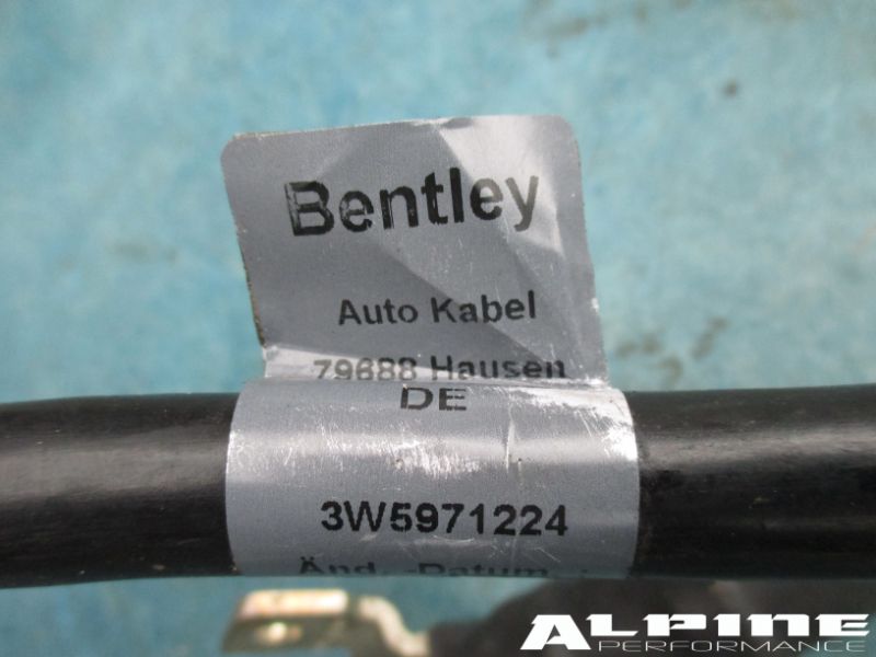 Bentley Continental Flying Spur Battery Cable
