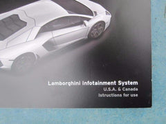 OEM Lamborghini Aventador Owners Manual Handbook – Alpine Performance