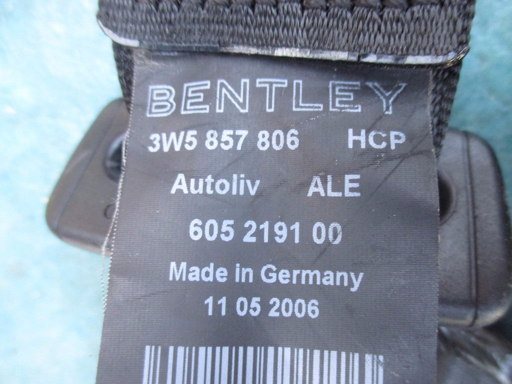 Bentley Continental Flying Spur right rear seat belt