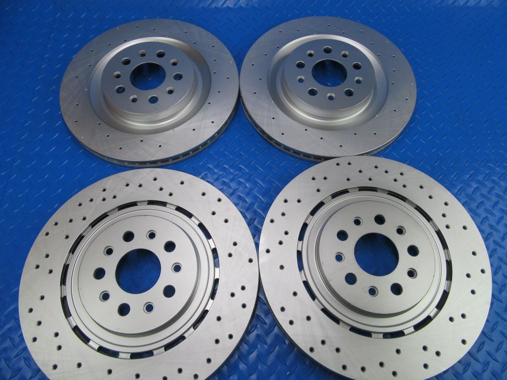 Maserati Ghibli Quattroporte front rear brake rotors TopEuro 17-24 # 7750