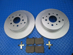 Maserati Quattroporte rear brake pads & rotors smooth TopEuro #8546