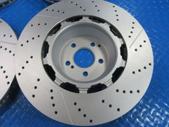 Mercedes W222 S63 S65 Amg front and rear brake disc rotors TopEuro #7302
