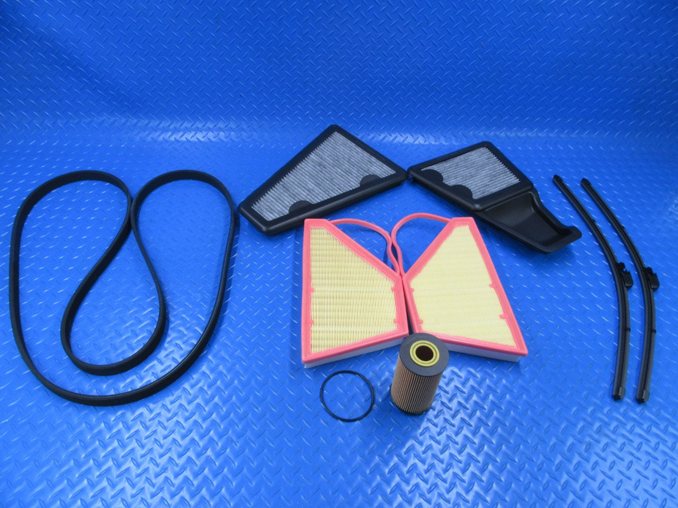 Bentley Gt Gtc Flying Spur belt filters wiper blades service kit #7387