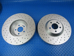 Mercedes S class S550 S550e front brake rotors TopEuro 2pcs #9237