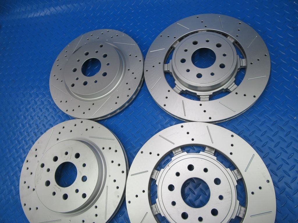 Maserati GranTurismo Gt front rear brake disc rotors TopEuro #7352