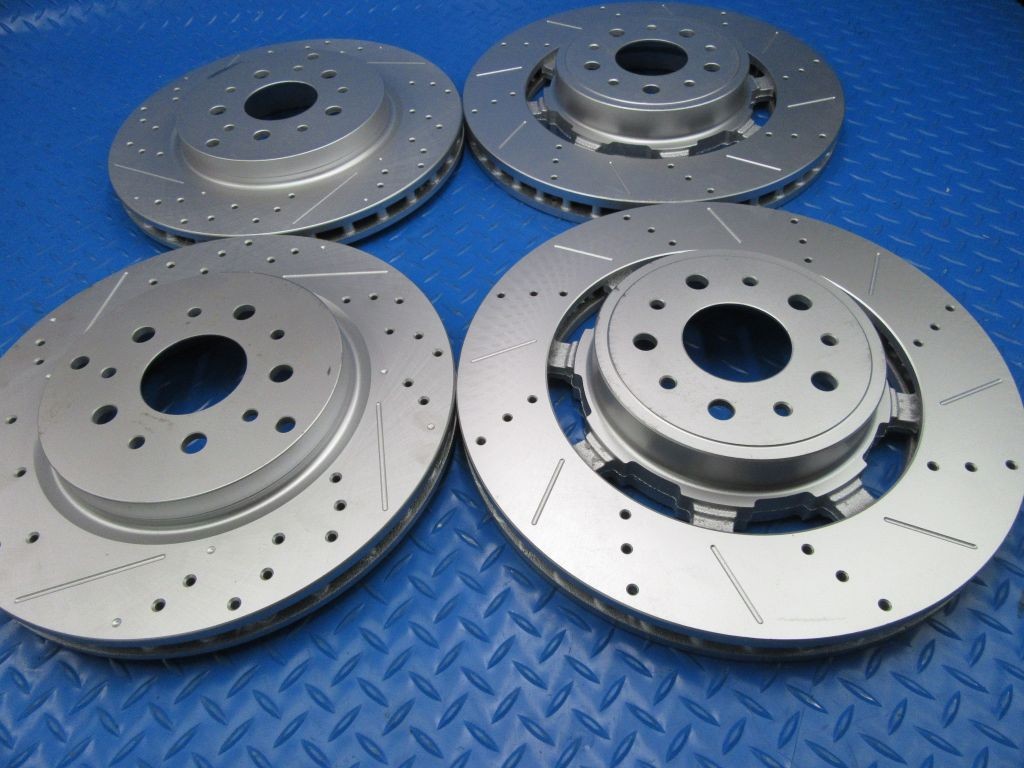 Maserati GranTurismo Gt front rear brake disc rotors TopEuro #7352