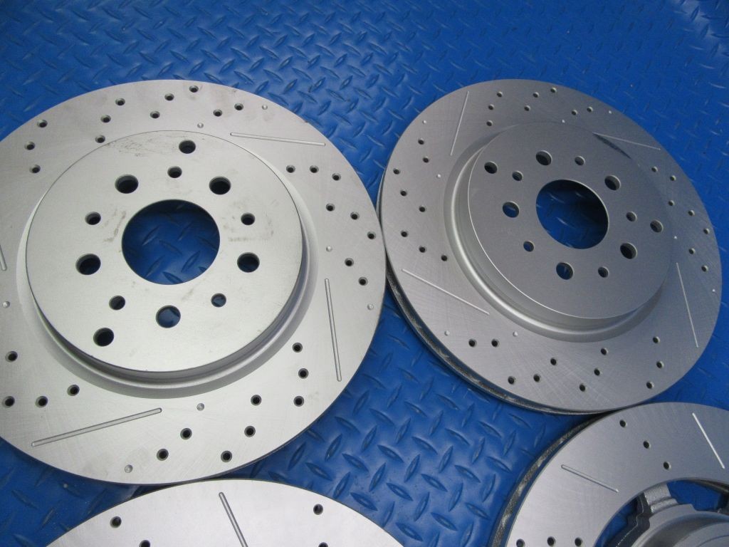 Maserati GranTurismo Gt front rear brake disc rotors TopEuro #7352