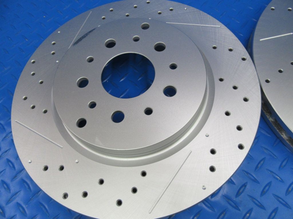 Maserati GranTurismo Gt front rear brake disc rotors TopEuro #7352