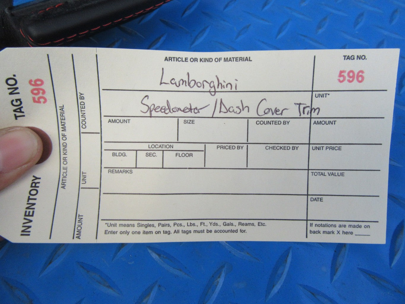 Lamborghini Aventador LP700 LP720 speedometer upper dashboard trim cover #0596