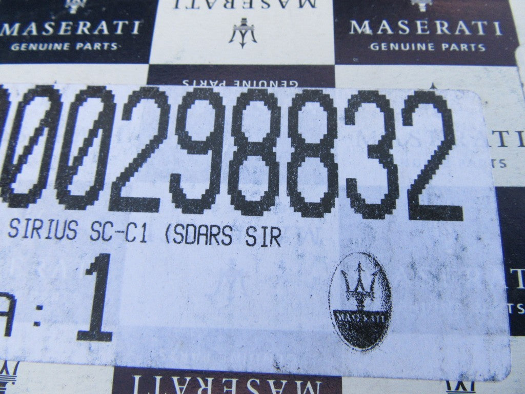 Maserati SiriusXM satellite radio tuner SCC1 SC-C1 #5409