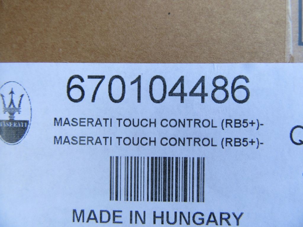 Maserati Ghibli information radio navigation display touch screen #6998