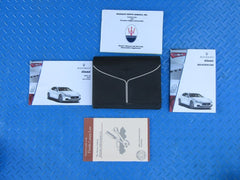 Maserati Ghibli owners manuals handbooks with pouch #8030