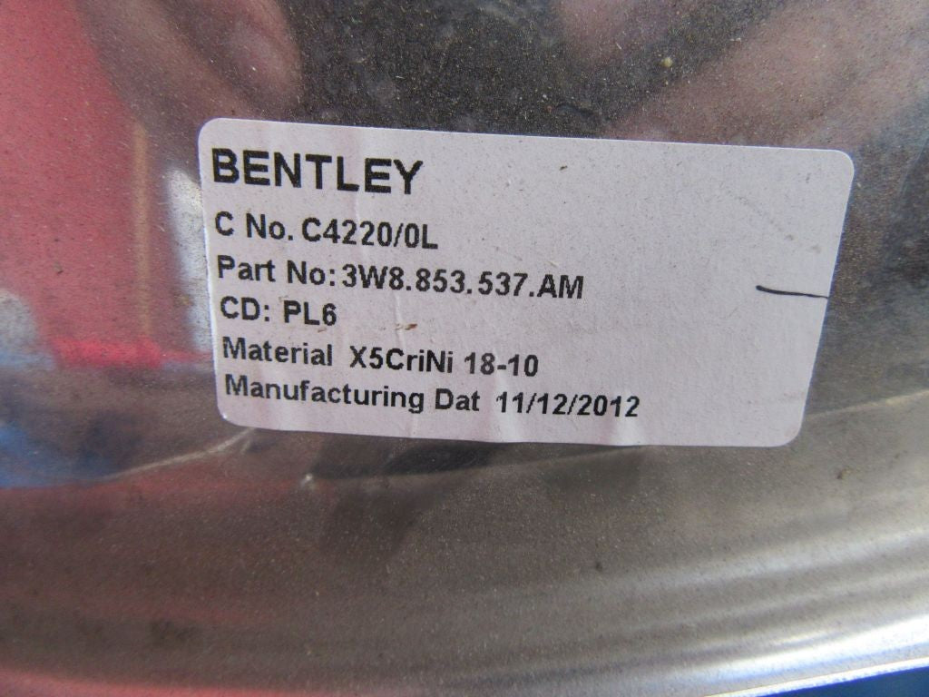 Bentley Continental GT Speed left front door sill plate #1229