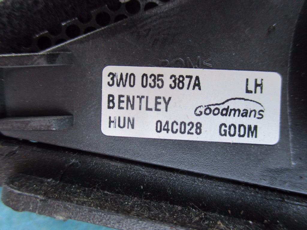 Bentley Continental GT left lh A pillar post trim molding black