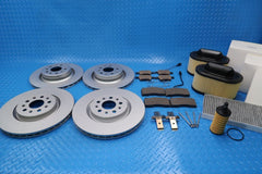 Maserati Ghibli brake pads rotors filter service kit #9289