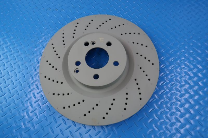 Mercedes C63 Amg front brake disc rotors 2pcs TopEuro #12125