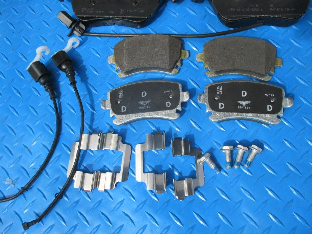 Bentley Continental GT GTC Flying Spur front and rear brakes brake pads #4673