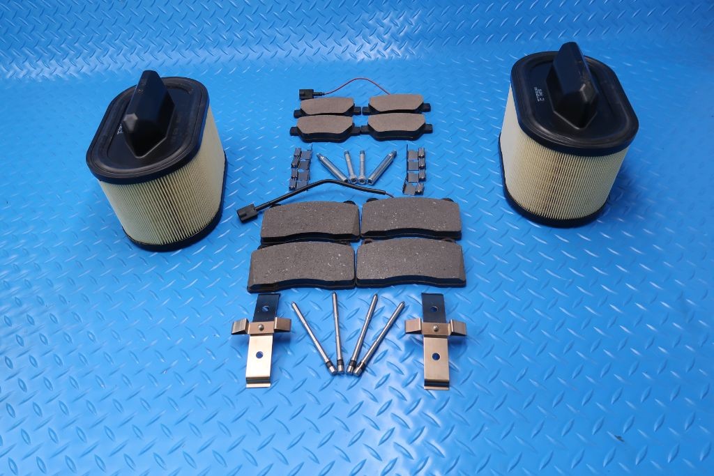 Maserati Ghibli brake pads service kit 2014-16 #9302 FREE FILTERS