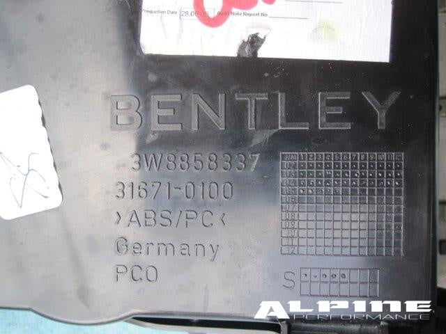 Bentley Continental Center Console Panel