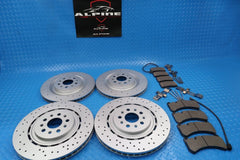 Maserati Ghibli Quattroporte brake pads rotors service kit #9310 17-24