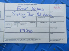 Ferrari 360 430 steering column ball bearing #5639