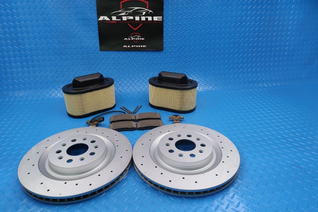 Maserati Ghibli Quattroporte rear brake pads rotors filters service kit #9328 17-23