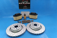 Maserati Ghibli Quattroporte rear brake pads rotors filters service kit #9905