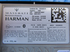 Maserati Ghibli information navigation radio display touch screen #7131