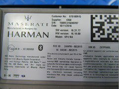 Maserati Ghibli radio gps navigation info display screen #7169