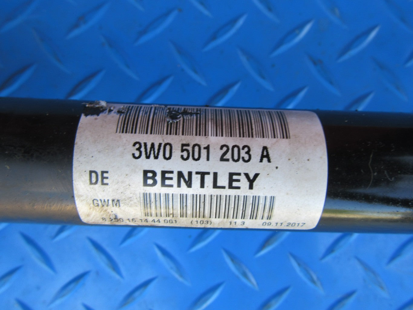 Bentley Continental Flying Spur GT GTC rear axle shaft #0358