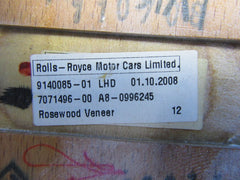 Rolls Royce Phantom Coupe Drophead radio interface control trim #5932