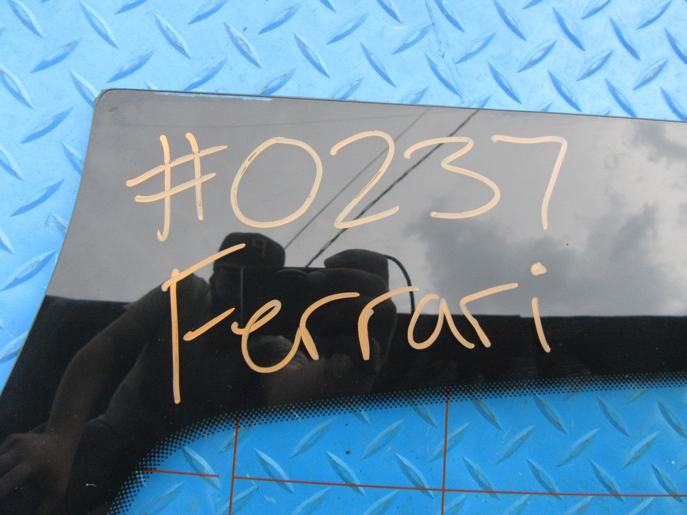 Ferrari 812 Superfast rear back glass backglass #0237