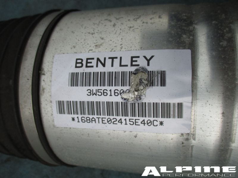 Bentley Continental Flying Spur left Rear Air strut shock spring