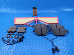 Bentley Gt Gtc Flying Spur brake pads engine air oil filters service kit #9799