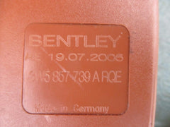 Bentley Flying Spur rear seat belt buckle saddle