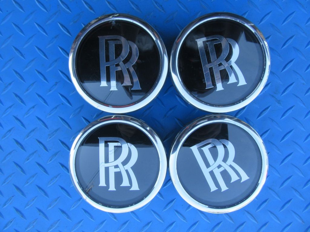 Rolls Royce Ghost Wraith Dawn self aligning center caps set #1530