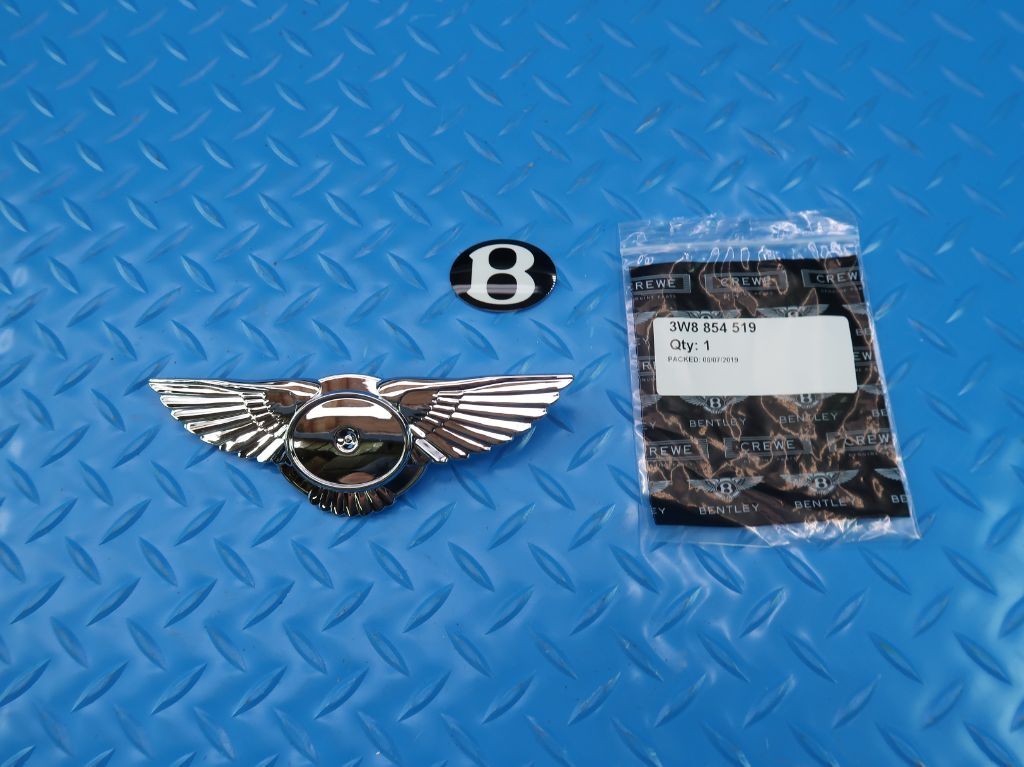 Bentley Continental Gtc Gt grille B badge emblem crest wings #9846