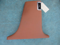 Bentley Flying Spur right B pillar lower panel cover trim brown #2529