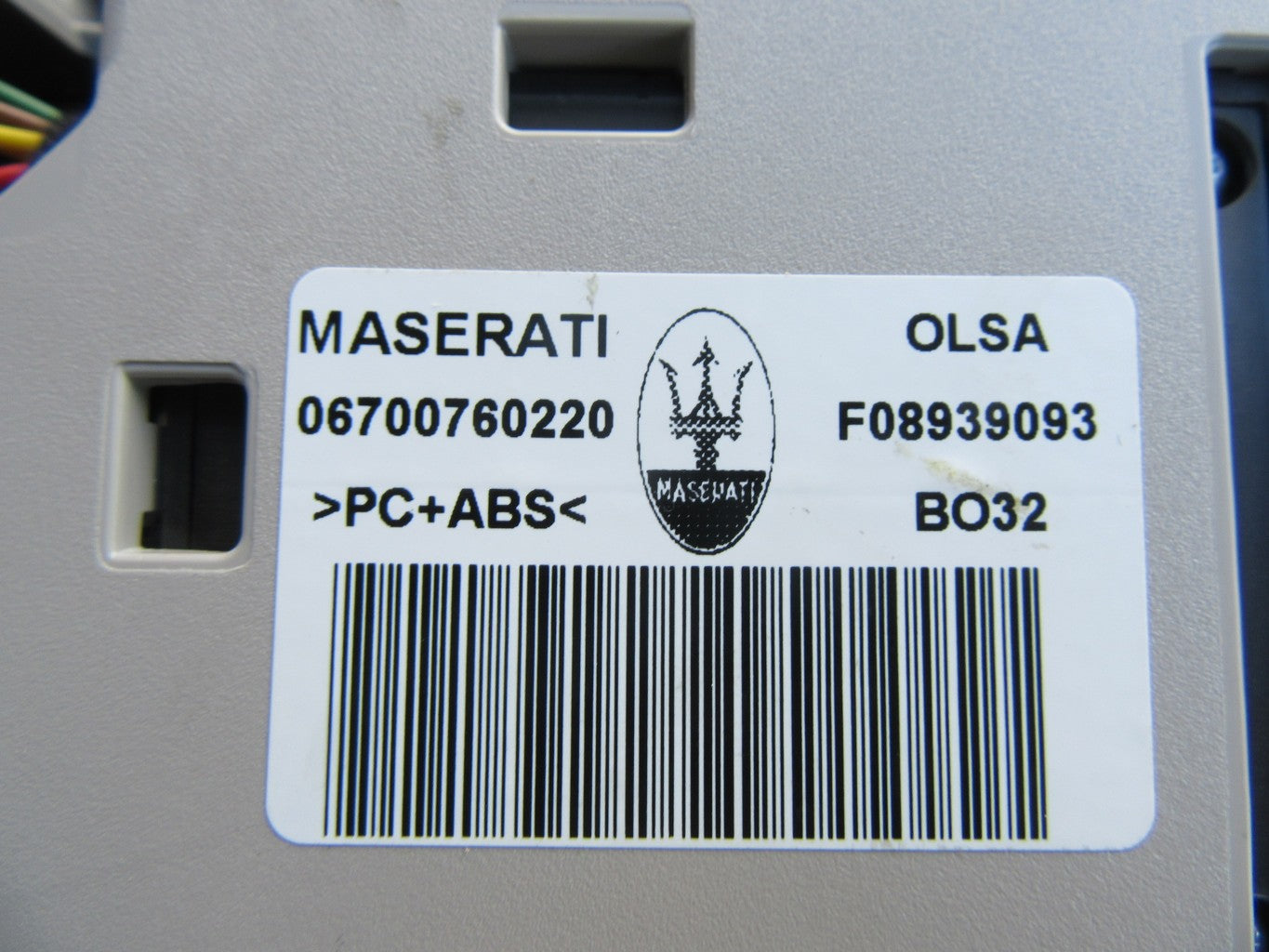 Maserati Quattroporte overhead  homelink dome light sunroof switch #7271