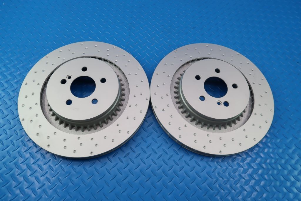 Mercedes S63 S65 Cl63 Cl65 Amg rear brake rotors 2pcs TopEuro #9870