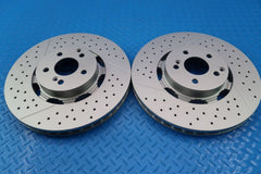 Mercedes E63 C63 Gt Gt63 Sl63 Clk63 Cls63 front brake rotors TopEuro #9855 Wholesale