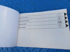 Ferrari 360 430 599 612 infotainment booklet in Italian German English French #2995