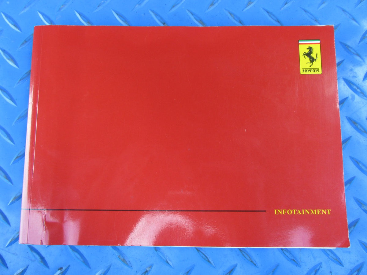 Ferrari 360 430 599 612 infotainment booklet in Spanish Dutch Danish Norwegian #2985