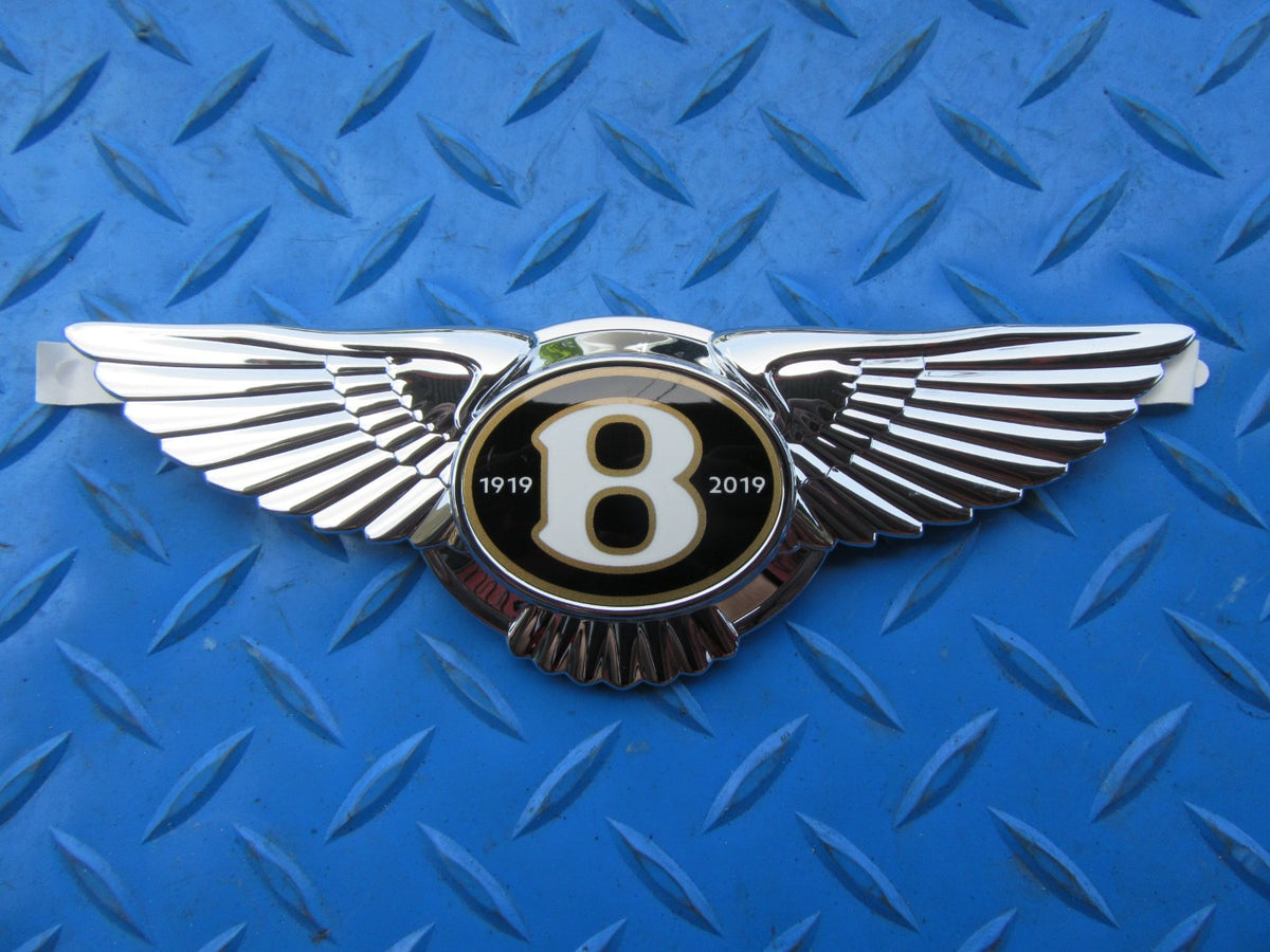 Bentley Continental GT GTC front hood badge wings emblem NEW OEM #2957