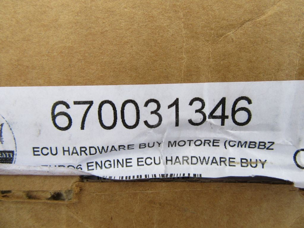 Maserati Ghibli Quattroporte Levante ignition engine control module ECU #8494