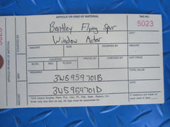 Bentley Flying Spur front left driver side window motor #5023