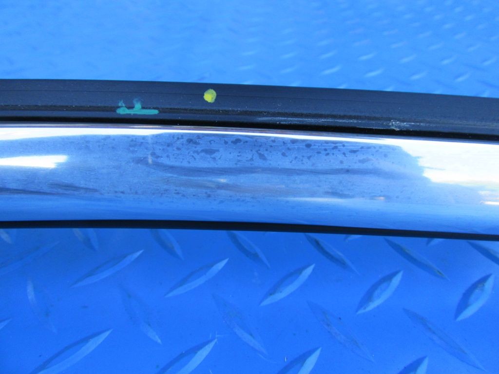 Maserati Ghibli left rear door window chrome trim #8473