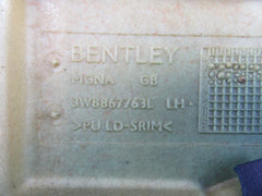 Bentley Continental GT left rear parcel shelf seat belt trim #1741